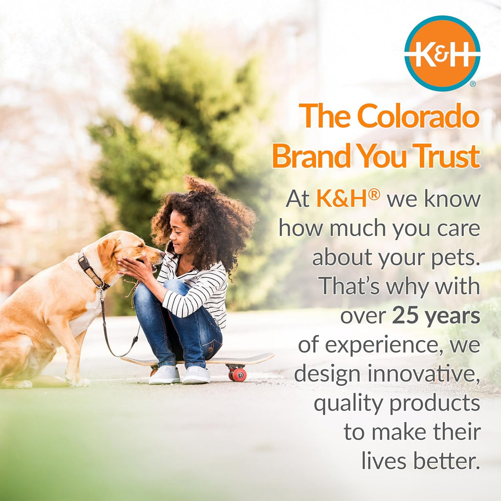 Dog Cot Replacement Cover, Designed to Fit K&H Medium Pet Cots (Sold Separately), Indoor Outdoor, Breathable Cooling Mesh Center, Machine Washable - Medium 32 X 25In Gray