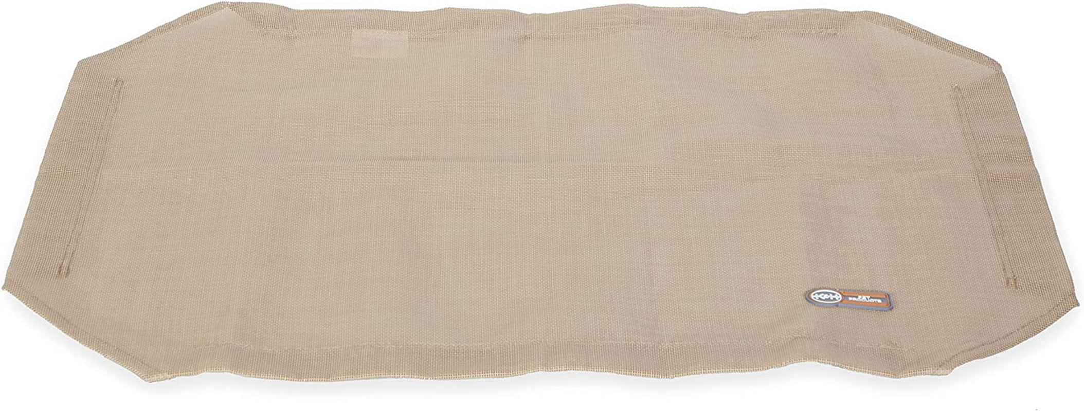 Dog Cot Replacement Cover, Designed to Fit K&H Medium Pet Cots (Sold Separately), Indoor Outdoor, Breathable Cooling Mesh Center, Machine Washable - Medium 32 X 25In Gray