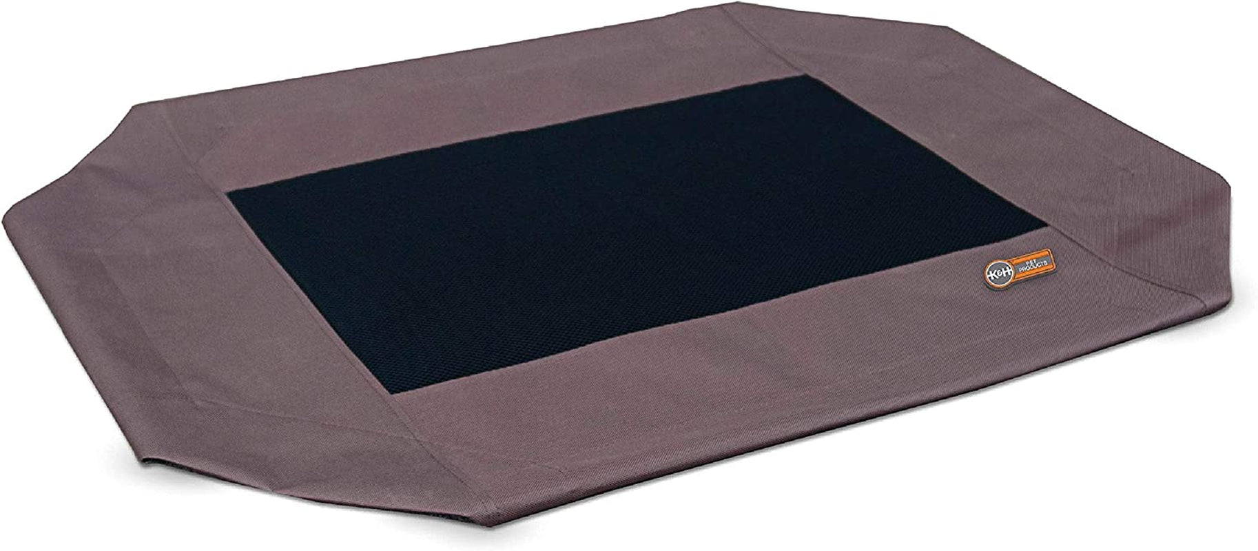 Dog Cot Replacement Cover, Designed to Fit K&H Medium Pet Cots (Sold Separately), Indoor Outdoor, Breathable Cooling Mesh Center, Machine Washable - Medium 32 X 25In Gray