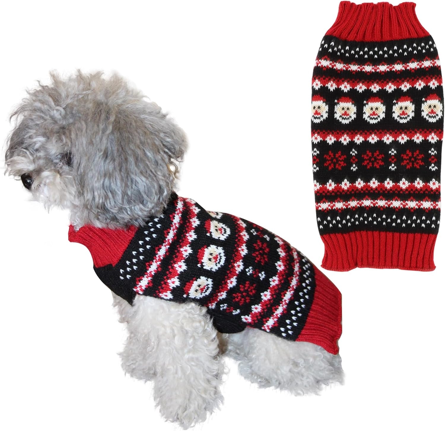 Ugly Christmas Dog Sweaters Pet Dog Winter Knitwear Warm Clothes
