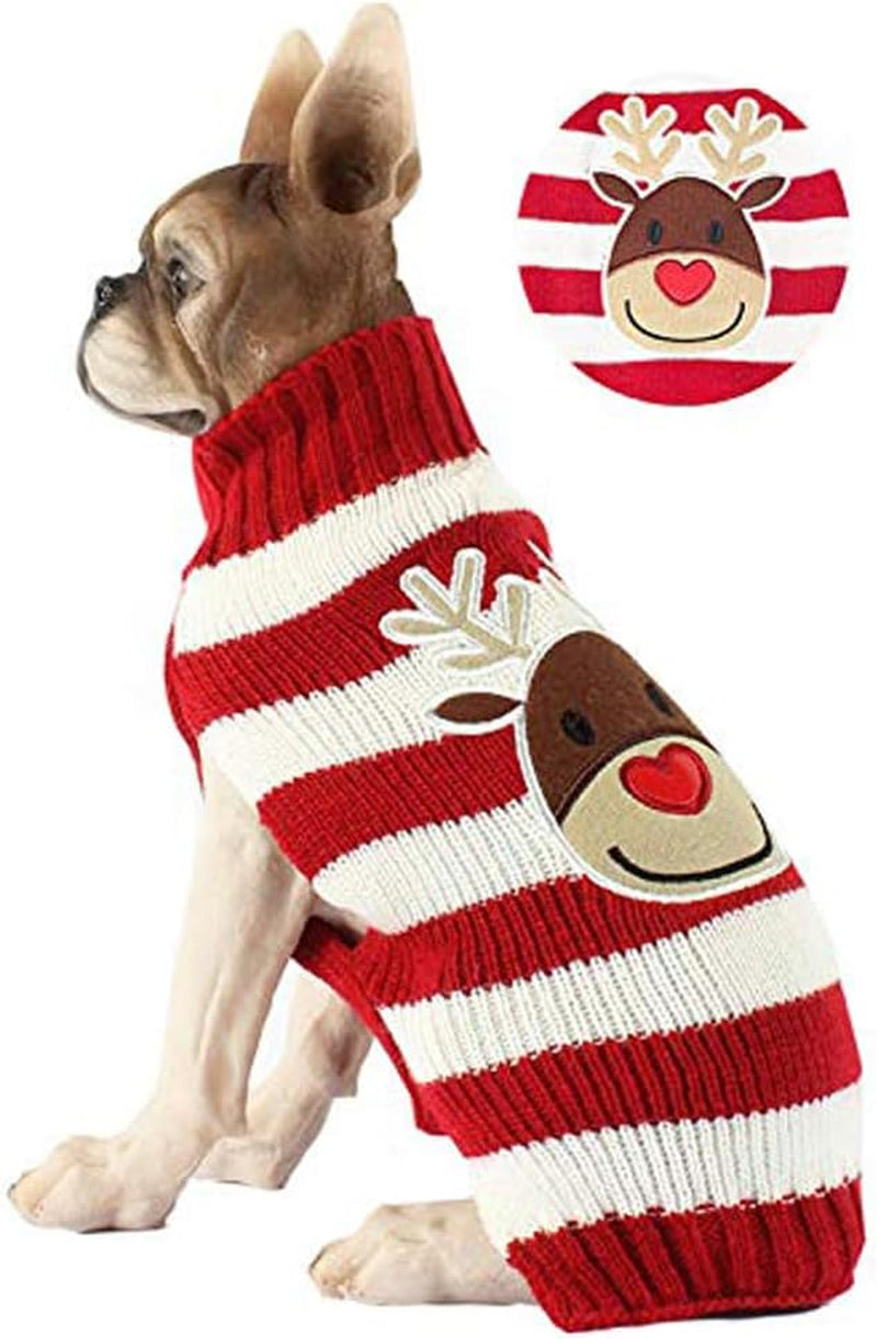 Ugly Christmas Dog Sweaters Pet Dog Winter Knitwear Warm Clothes